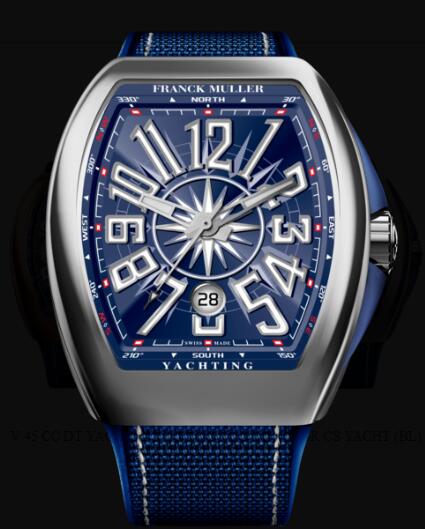 Franck Muller Vanguard Yachting Replica Watch V 45 SC DT YACHT (BL)